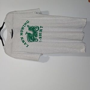 Where Im from Lawn Mowing t shirt grey green size XL NWT Made in USA